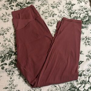 aerie High-Waist Leggings in Deep Burgundy